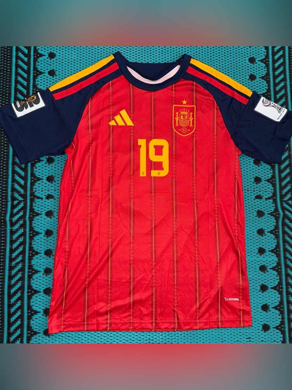 Lamine Yamal 19 | Spain 2026 World Cup Home Jersey/Kit Fan Version (Medium)